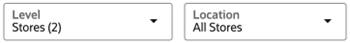 This image shows level and location fields.