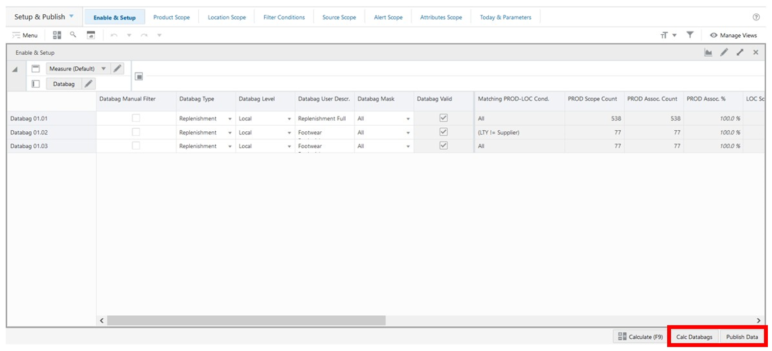 Manage Databag Action Buttons Manage Databag Action Buttons
