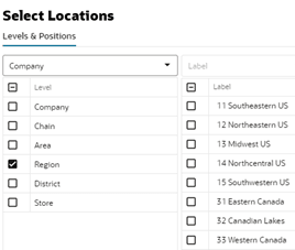 Workspace Wizard: Select Items