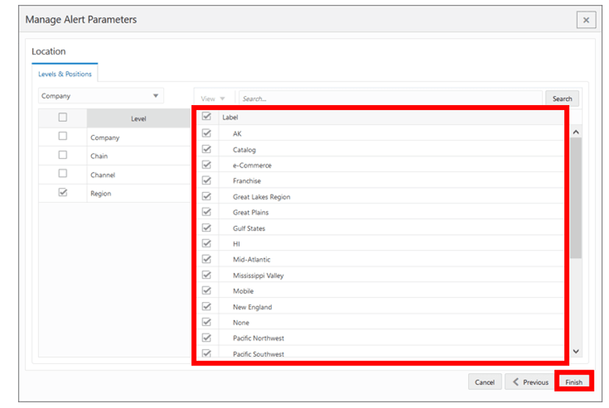 Workspace Wizard: Select Location