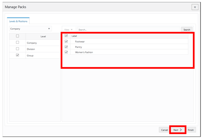 Workspace Wizard: Select Product Workspace Wizard: Select Product