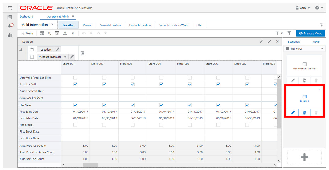 Location View Location View
