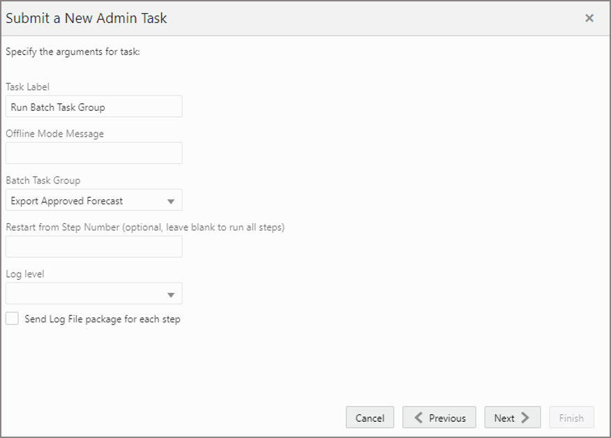 This image shows the Export Version selection. This image shows the Export Version selection.