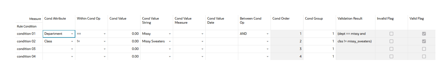 Filter Setup View Filter Setup View