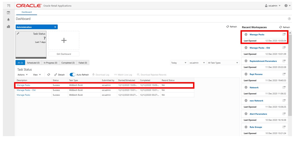 Successful Workspace Build Successful Workspace Build
