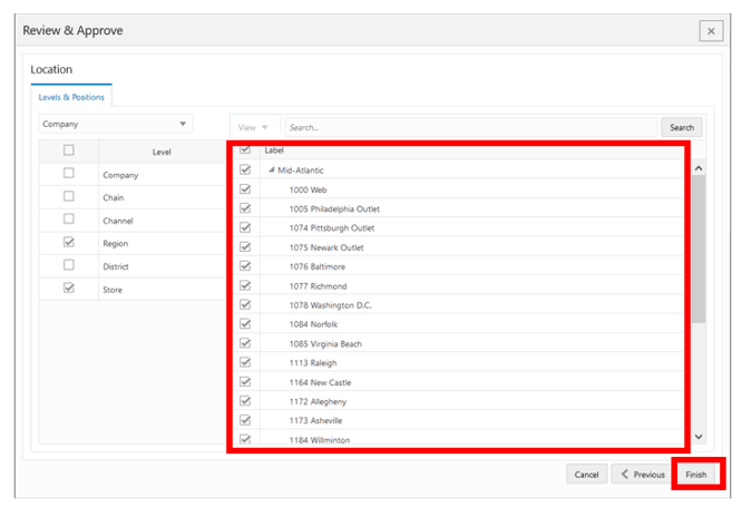 Workspace Wizard: Select Locations Workspace Wizard: Select Locations