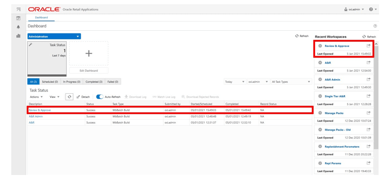 Successful Workspace Build Successful Workspace Build