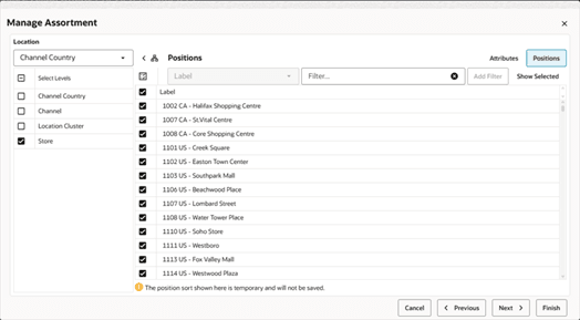 Workspace Wizard: Select Location