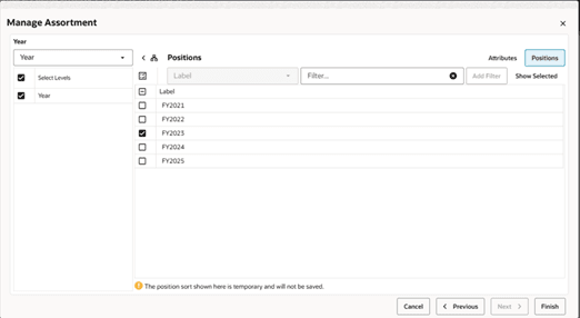 Workspace Wizard: Select Calendar