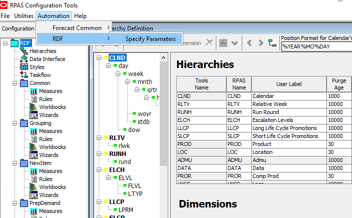 Configuration Tools: New Item