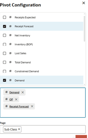 Metrics Selection Metrics Selection