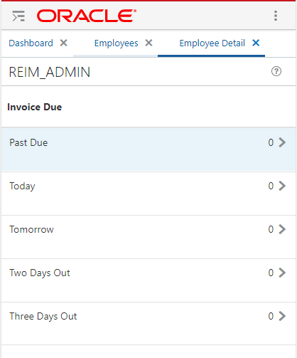 Employee Details Screen