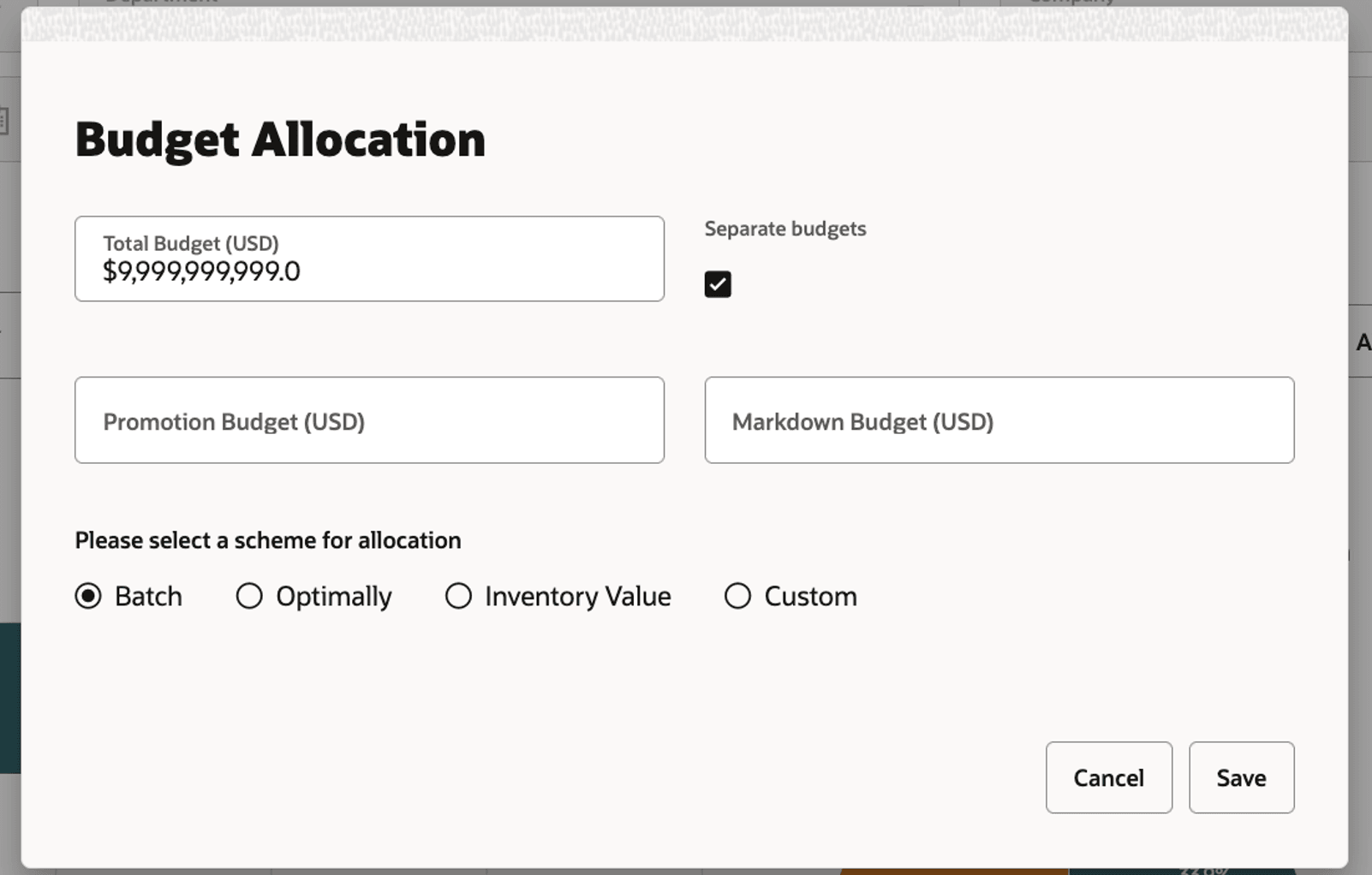 This image shows budget allocation This image shows budget allocation