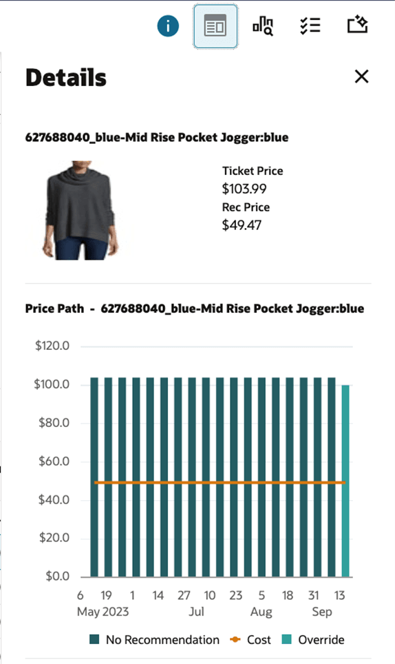 This image shows bicontextual item details