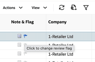 Figure 8-23 Manage Recommendations - Flag an Item