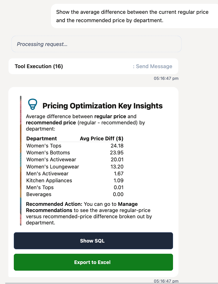 Screenshot for Sample Conversations