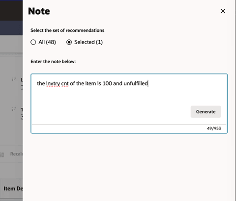 This image shows update note