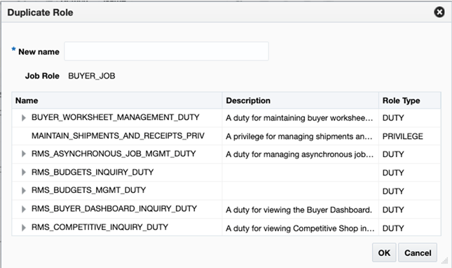 Duplicate Role Page