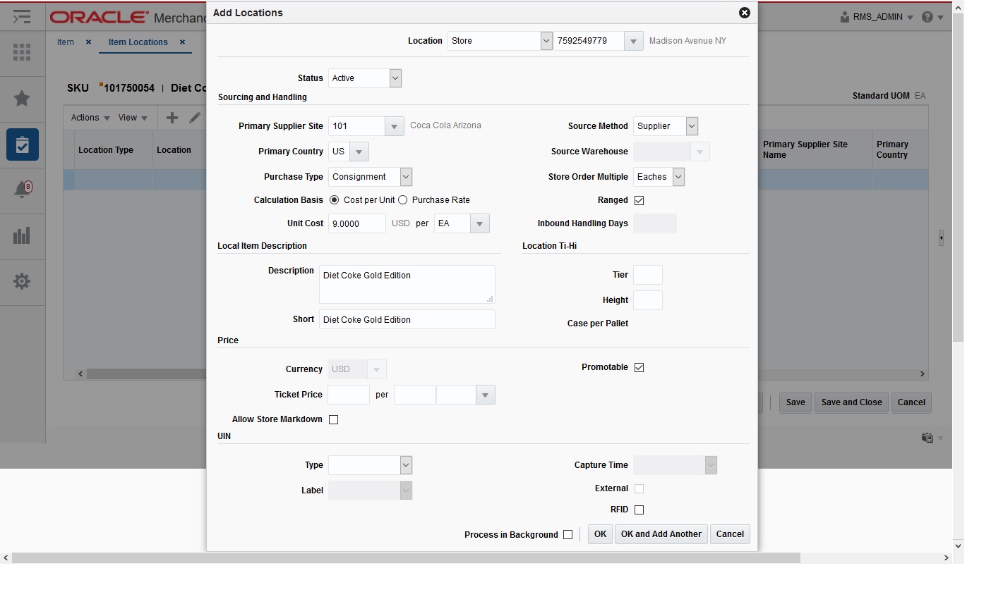 Add Locations Page Add Locations Page