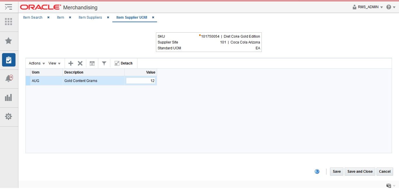 Item Supplier UOM Item Supplier UOM