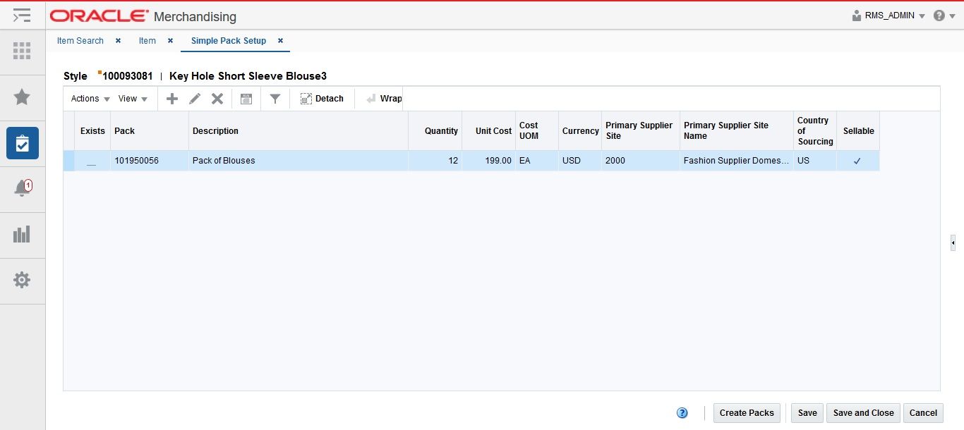 Simple Pack Setup Page Simple Pack Setup Page