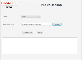 Enter File Validator Source File Path Enter File Validator Source File Path