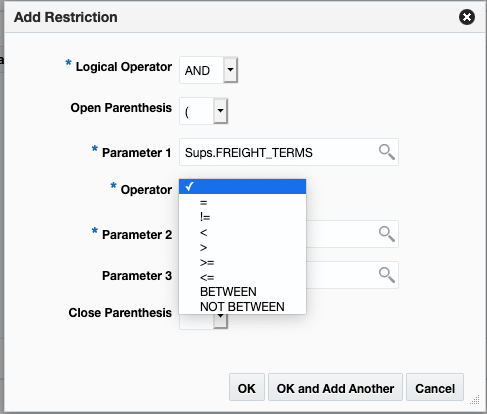 Add Table Values Restriction to Validation