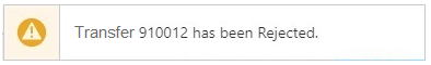 Rejection Notification