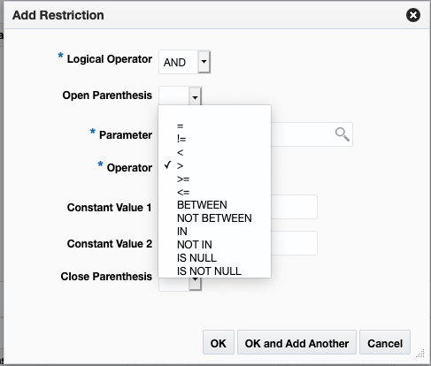Add Constant Value Restriction to Validation Add Constant Value Restriction to Validation
