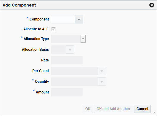 Add Component window Add Component window