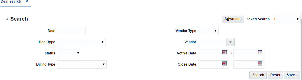 Search Section in Basic Search Mode Search Section in Basic Search Mode