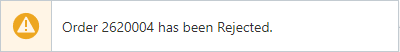 Confirm Reject Pop-up Window