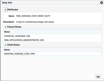 This image shows a popup of the Duty Info. This image shows a popup of the Duty Info.