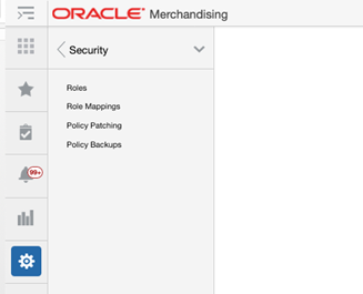 This image shows the Security Menu This image shows the Security Menu