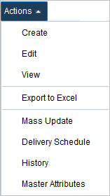Actions Menu/Icons Results section Actions Menu/Icons Results section