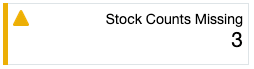 Stock Counts Missing Tile