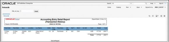 Financial Transaction Data Report