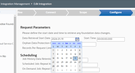 MFCS Integration Configure Tab