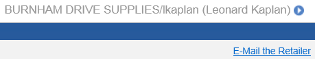 Illustrates an example of the vendor name, user ID, and user name, with the E-Mail the Retail option displayed.