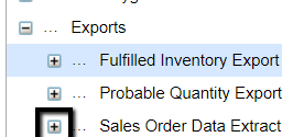 Sales Order Data Extract scheduler