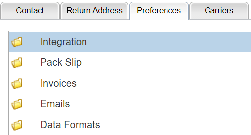 Illustrates the Preferences tab.