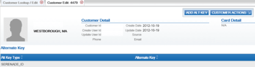 This image shows the customer detail information in the Relate Alternate Key. This image shows the customer detail information in the Relate Alternate Key.