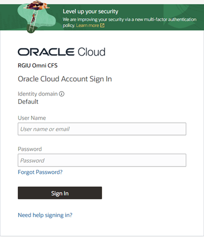 Oracle Cloud Account Sign In Oracle Cloud Account Sign In