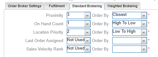 This figure shows the Standard Brokering tab where you can specify further preference options. This figure shows the Standard Brokering tab where you can specify further preference options.