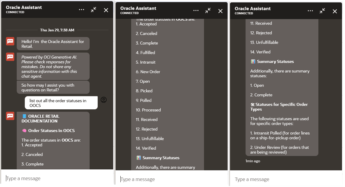 ODA conversation 1 ODA conversation 1