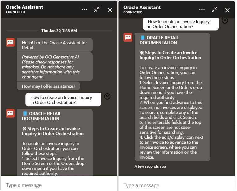 ODA Conversation 4 ODA Conversation 4