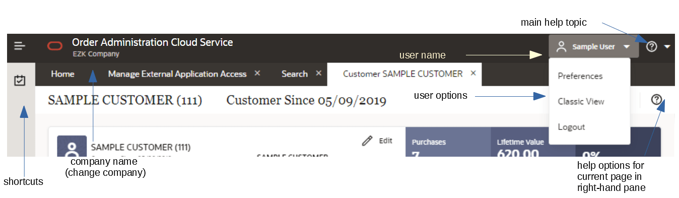 annotated illustration of the components of the header annotated illustration of the components of the header