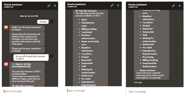 ODA conversation 1 ODA conversation 1