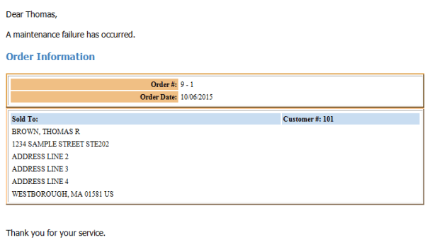 Cancellation Request Failure Email Sample and Contents Cancellation Request Failure Email Sample and Contents