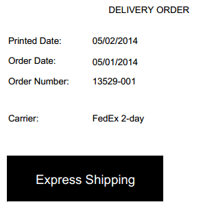 Illustrates the additional order summary information. Illustrates the additional order summary information.